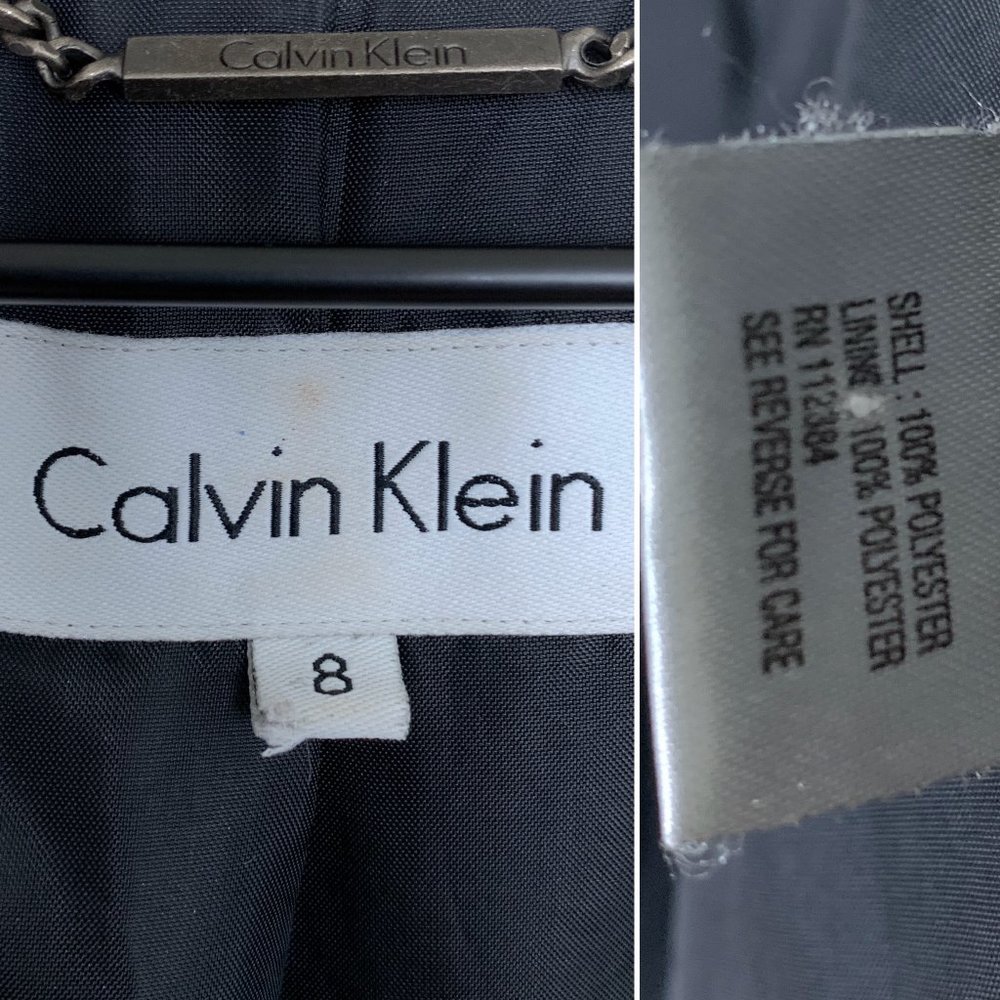 Calvin Klein Blazer Jacket Solid Black - image 6